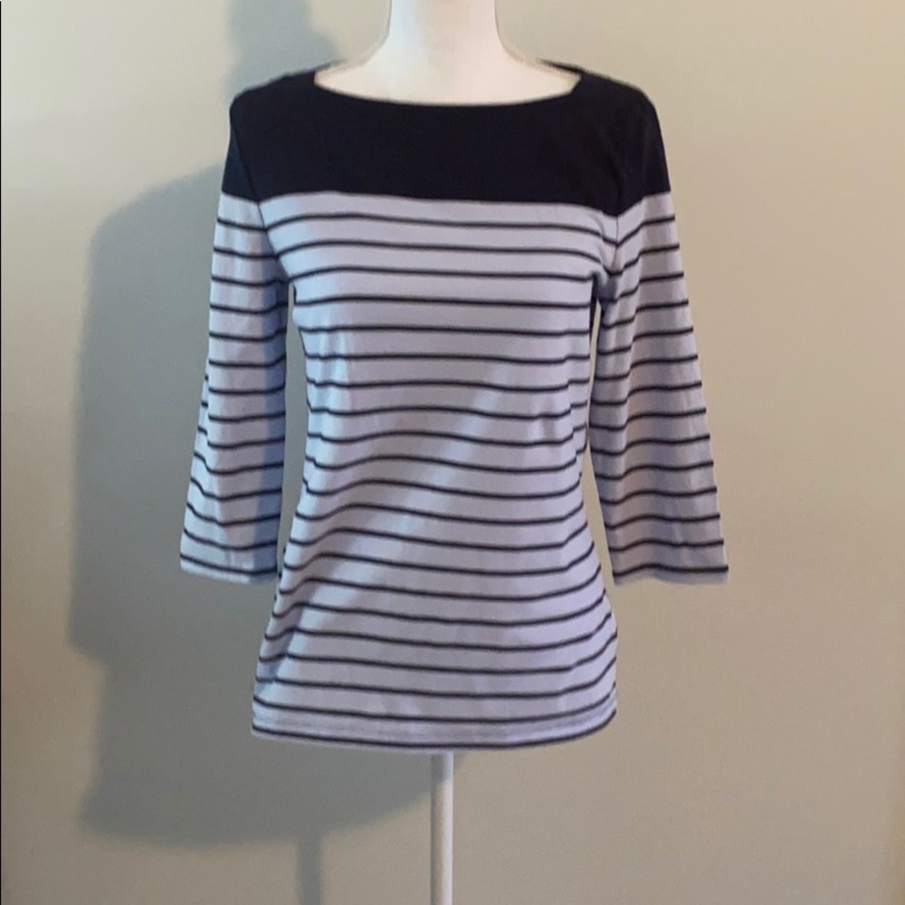 Merona boat neck shirt- size M EUC